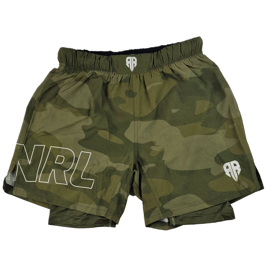 Short Hybride - Green Camo