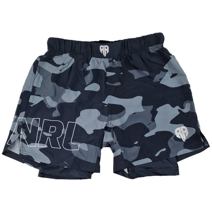 Short Hybride - Blue Camo