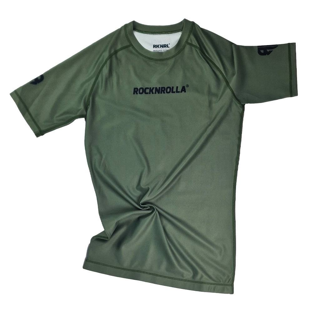 Rashguard Essential Vert - Manches Courtes